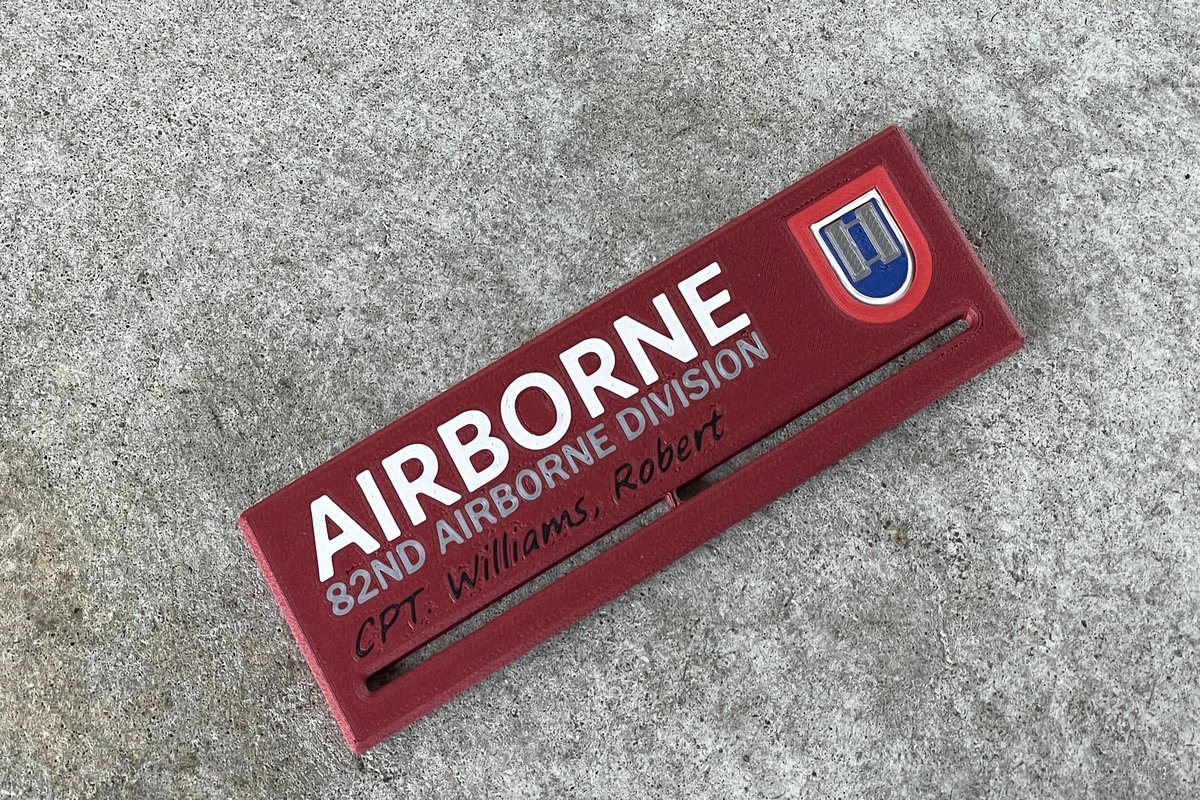82nd Airborne custom caddie