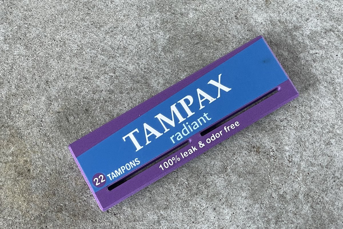 Tampax custom caddie